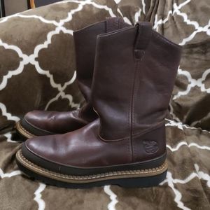 Mens dark brown boots